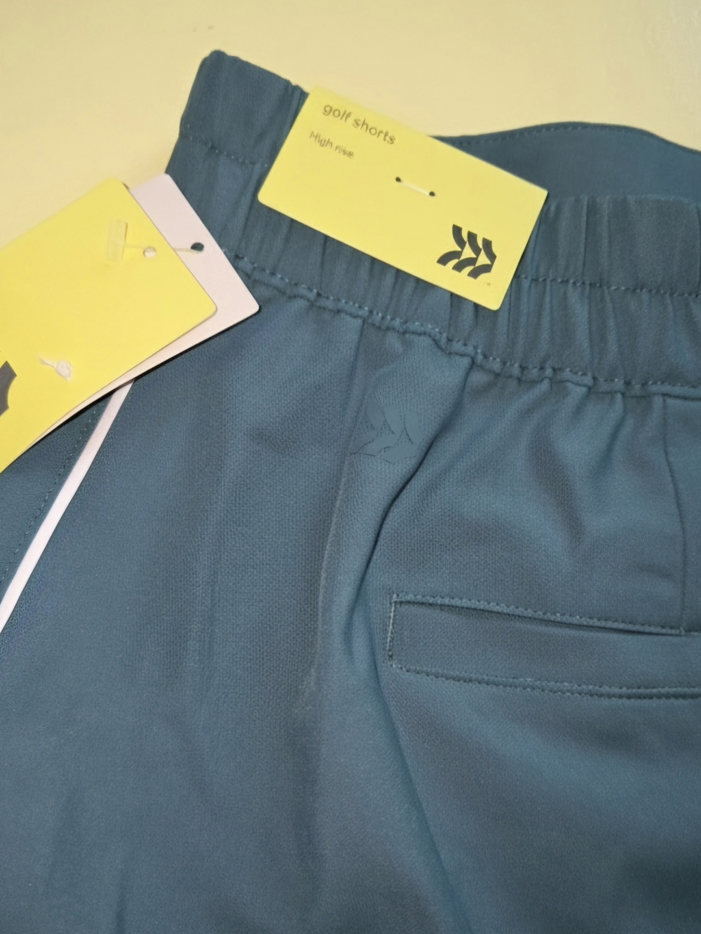 all in motion Teal High-Rise Pleated Women’s Golf Shorts - Picture 4 of 6